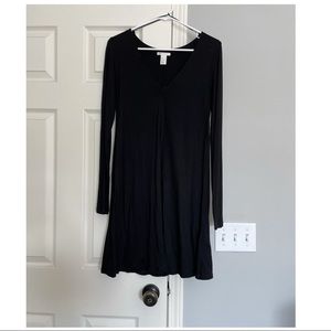 Long Sleeve Black Dress